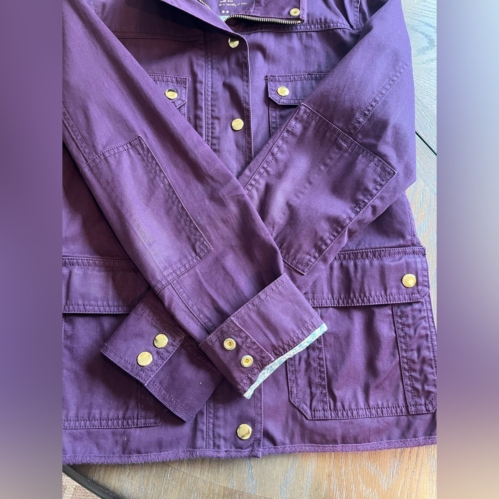 J Crew Relaxed Boyfriend Field Jacket Size M - Picture 5 of 9